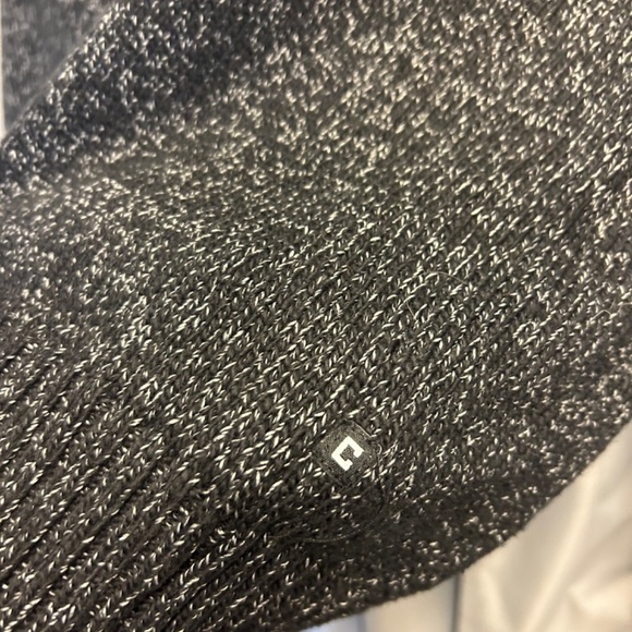 50%off w♥️ 
Chaps 1/4 zip black gray heavy chunky  sweater size XL men #39 - Picture 4 of 10